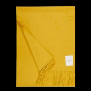 Piacenza Cashmere Scarves | Mustad Yellow Cashmere Aeternum Scarf