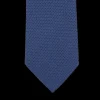 Amanda Christensen Ties | Napoli Blue Grenadine Grossa Lined Silk Tie