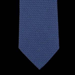 Amanda Christensen Ties | Napoli Blue Grenadine Grossa Lined Silk Tie