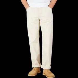 Tela Genova Jeans | Natural Beige Cotton Selvedge Jeans