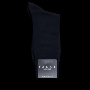 Falke Socks | Navy Airport Wool Cotton Socks