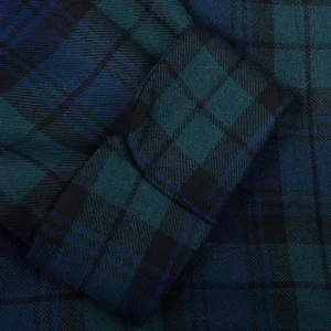Derek Rose Loungewear | Navy Black Watch Tartan Dressing Gown