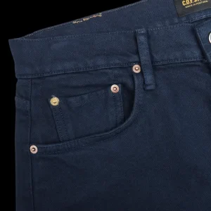 C.O.F Studio Jeans | Navy Blue Candiani Cotton M7 Jeans