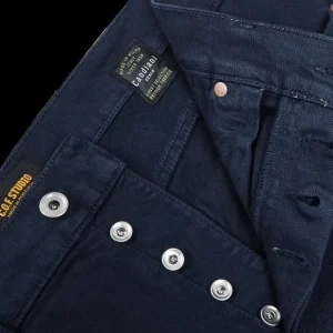 C.O.F Studio Jeans | Navy Blue Candiani Cotton M7 Jeans