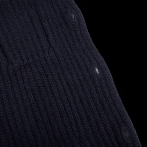 Gran Sasso Cardigans | Navy Blue Chunky Knitted Wool Cardigan