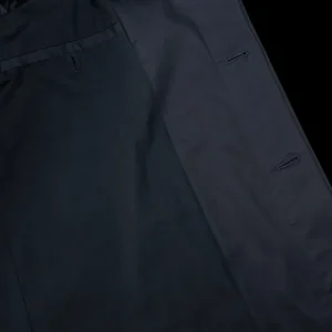 Sunspel Coats & Jackets | Navy Blue Cotton Mac Car Coat