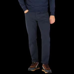 Incotex Jeans | Navy Blue Cotton Stretch Five Pocket Jeans