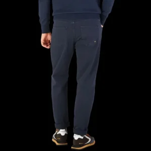 Incotex Jeans | Navy Blue Cotton Stretch Five Pocket Jeans