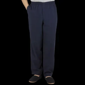 Sunspel Loungewear | Navy Blue Cotton Twill Pyjamas