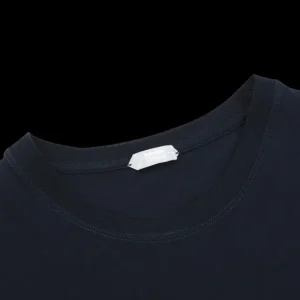 Zanone T-Shirts | Navy Blue Ice Cotton T-Shirt