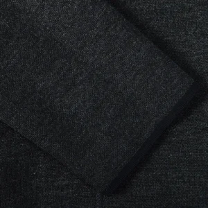 Maurizio Baldassari Outerwear | Navy Blue Knitted Wool Reversible Swacket