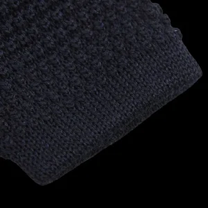 Amanda Christensen Ties | Navy Blue Knitted Wool Tie