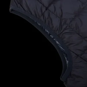 Taion Gilets | Navy Blue Nylon Down Padded Vest
