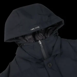 Herno Coats & Jackets | Navy Blue Nylon Gore-Tex Legend Coat