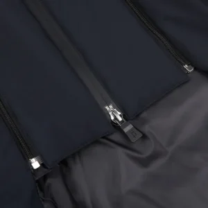 Herno Coats & Jackets | Navy Blue Nylon Gore-Tex Legend Coat