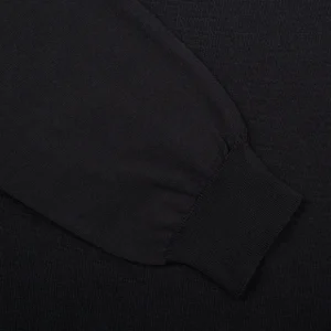 Filippo de Laurentiis Sweaters | Navy Blue Super 120S Merino Crew Neck