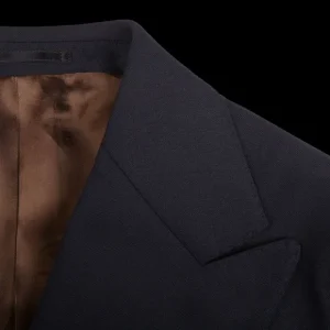 Baltzar Sartorial Suits | Navy Blue Super 100S Wool Db Suit Jacket
