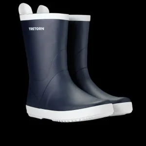 Tretorn Boots | Navy Blue Wings Rubber Boots