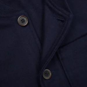 Universal Works Gilets | Navy Blue Wool Blend Chore Waistcoat