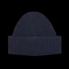 Yacaia Beanies | Navy Blue Wool Cashmere Beanie