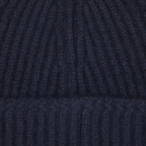 Yacaia Beanies | Navy Blue Wool Cashmere Beanie