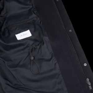 De Petrillo Coats & Jackets | Navy Blue Wool Cashmere Caban Jacket