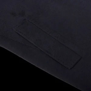 Tagliatore Outerwear | Navy Blue Wool Cashmere Tailored Coat