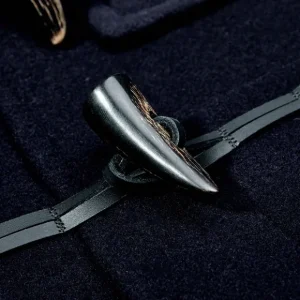 Gloverall Outerwear | Navy Blue Wool Morris Duffle Coat