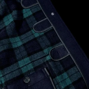 Gloverall Outerwear | Navy Blue Wool Morris Duffle Coat