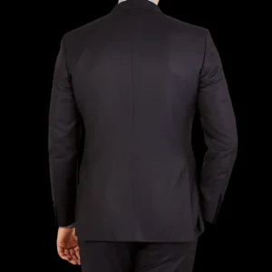 Canali Suits | Navy Blue Wool Notch Lapel Suit