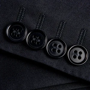 Canali Suits | Navy Blue Wool Notch Lapel Suit