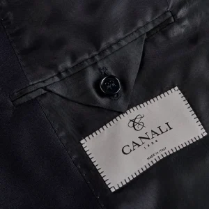 Canali Suits | Navy Blue Wool Notch Lapel Suit