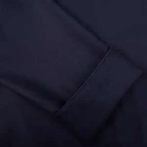 Derek Rose Loungewear | Navy Blue Wool Twill Westminister Gown