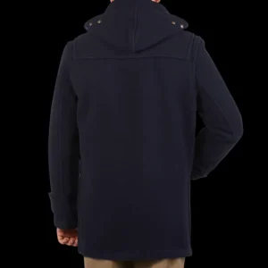 Gloverall Outerwear | Navy Blue Wool Union Jack Monty Duffle