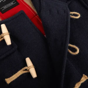 Gloverall Outerwear | Navy Blue Wool Union Jack Monty Duffle