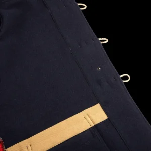 Gloverall Outerwear | Navy Blue Wool Union Jack Monty Duffle