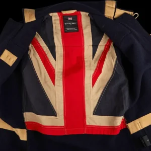 Gloverall Outerwear | Navy Blue Wool Union Jack Monty Duffle