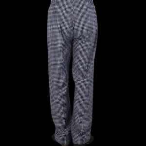Derek Rose Loungewear | Navy Checked Cotton Classic Fit Pyjamas