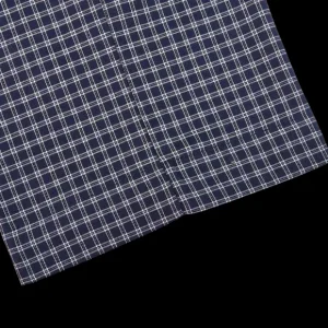 Derek Rose Loungewear | Navy Checked Cotton Lounge Bottoms