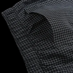 Sunspel Loungewear | Navy Checked Windowpane Pyjamas