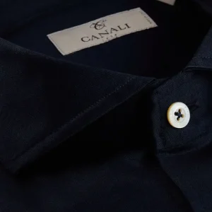 Canali Shirts | Navy Cotton Jersey Casual Shirt