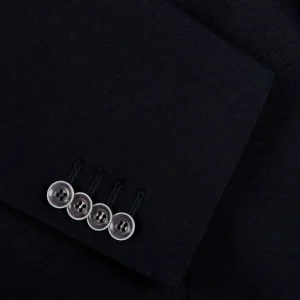 Canali Blazers | Navy Cotton Jersey Unconstructed Blazer