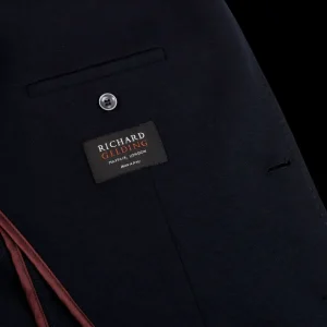Canali Blazers | Navy Cotton Jersey Unconstructed Blazer