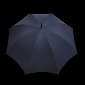 Fox Umbrellas Umbrellas | Navy Dark Hardwood Handle Umbrella