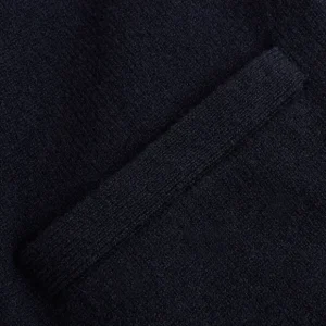 William Lockie Cardigans | Navy Lambswool Button Cardigan
