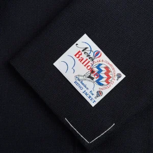 Ring Jacket Blazers | Navy Lightweight Wool Balloon Travel Blazer