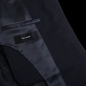 Ring Jacket Blazers | Navy Lightweight Wool Balloon Travel Blazer