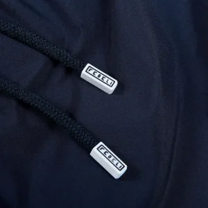 Fedeli Swimwear | Navy Madeira Microfiber Swim Shorts
