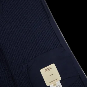 Maurizio Baldassari Outerwear | Navy Merino Wool Brenta Gilet