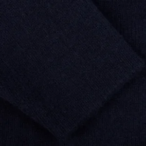 Inis Meain Outerwear | Navy Merino Wool Storm Jacket